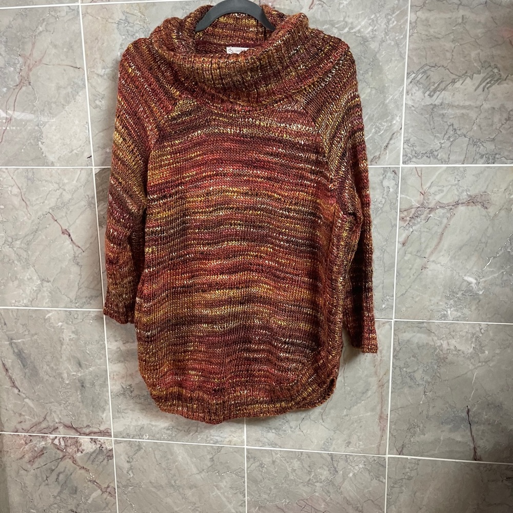 Fall cowl sweater size XL